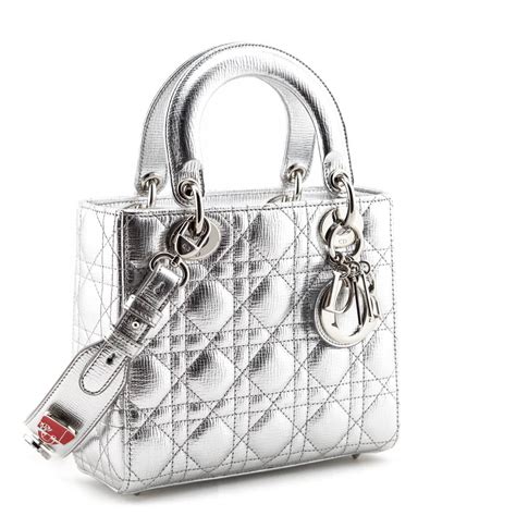 dior cannage bag silver|christian dior cannage handbags.